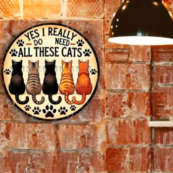 <strong>Cartel de aluminio</strong> Gatos - Imagen 2