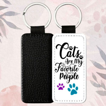 <strong>Llavero rectangular</strong> Perros y Gatos