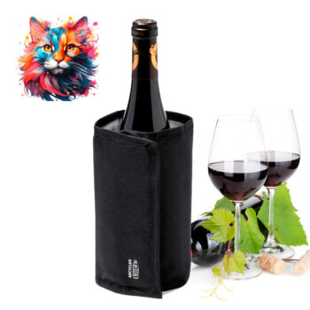 <strong>Enfriador de Botellas</strong> Gato colorido