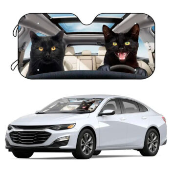 <strong>Parasol coche</strong> Gatos negros